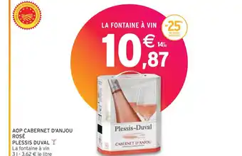 Intermarché PLESSIS DUVAL AOP CABERNET D'ANJOU ROSÉ offre