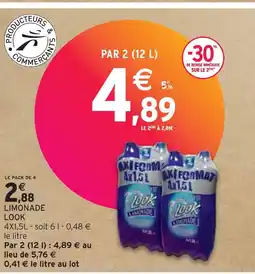 Intermarché LOOK LIMONADE offre