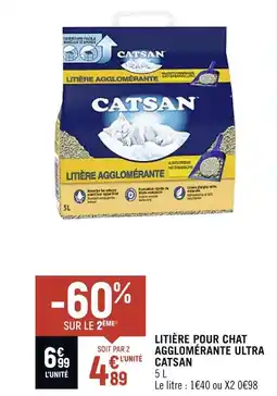 CATSAN LITIÈRE POUR CHAT AGGLOMÉRANTE ULTRA