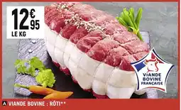 Spar VIANDE BOVINE : RÔTI offre