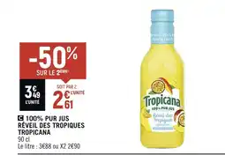 Spar TROPICANA 100% PUR JUS RÉVEIL DES TROPIQUES offre