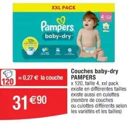 Cora x Carrefour Couches baby-dry offre