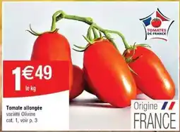 Cora x Carrefour Tomate allongée offre