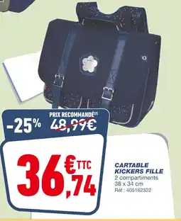 KICKERS CARTABLE FILLE