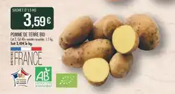 Match POMME DE TERRE BIO offre