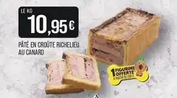Match PÂTÉ EN CROÛTE RICHELIEU AU CANARD offre
