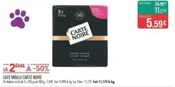 Match CAFÉ MOULU CARTE NOIRE offre