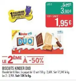 Match BISCUITS KINDER DUO offre