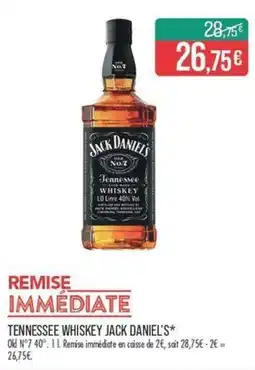 Match TENNESSEE WHISKEY JACK DANIEL'S offre