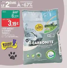 LITIĂRE MINĂRALE BI-CARBONITE TRANQUILLE
