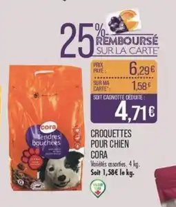 Match CROQUETTES POUR CHIEN CORA offre