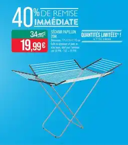 Match SÉCHOIR PAPILLON 25M offre