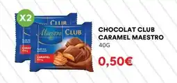 Hmarket CHOCOLAT CLUB CARAMEL MAESTRO offre