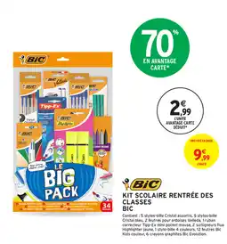 Intermarché Express KIT SCOLAIRE RENTRÉE DES CLASSES BIC offre