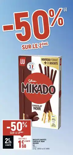 Casino Shop BISCUITS NAPPÉS CHOCOLAT NOIR MIKADO offre
