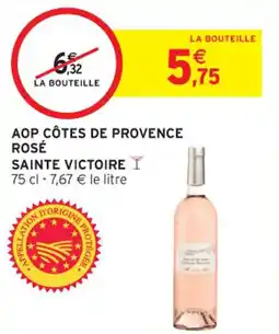 Intermarché Contact AOP CÔTES DE PROVENCE ROSÉ SAINTE VICTOIRE offre