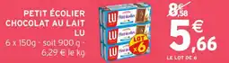 Intermarché Contact PETIT ÉCOLIER CHOCOLAT AU LAIT LU offre