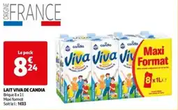 Auchan LAIT VIVA DE CANDIA offre