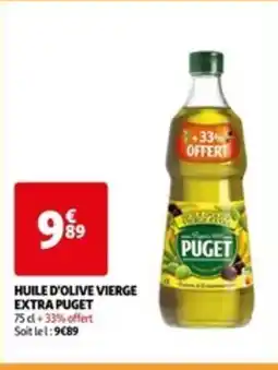 Auchan HUILE D'OLIVE VIERGE EXTRA PUGET offre