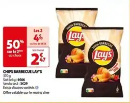 Auchan CHIPS BARBECUE LAY'S offre