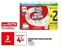 Auchan ESSUIE TOUT ABSO ULTRA BIG FOXY offre