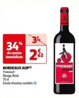 Auchan BORDEAUX AOP offre
