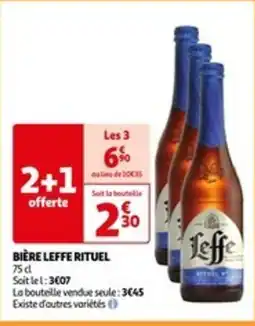 Auchan BIÈRE LEFFE RITUEL offre
