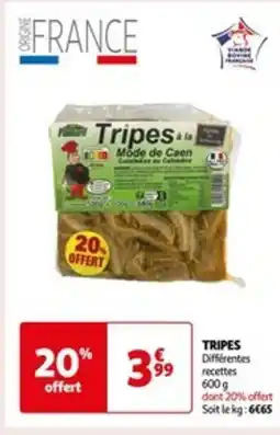 Auchan TRIPES offre