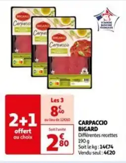 Auchan CARPACCIO BIGARD offre