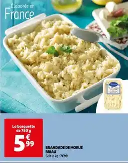 Auchan BRANDADE DE MORUE BRIAU offre