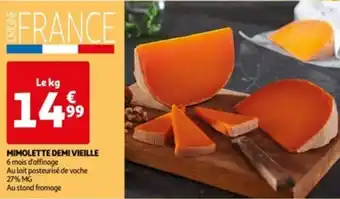 Auchan MIMOLETTE DEMI VIEILLE offre