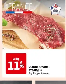 Auchan Supermarché VIANDE BOVINE : STEAK offre