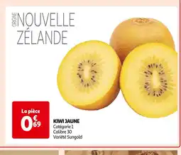 Auchan Supermarché KIWI JAUNE offre