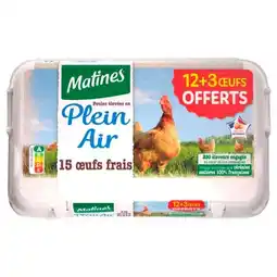 Auchan Oeufs Matines Plein Air offre