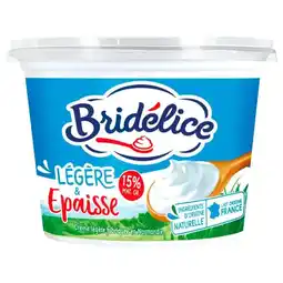 Auchan Crème Fraîche Légère Bridélice offre