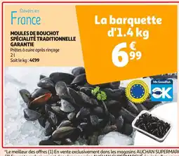 Auchan Supermarché Mr.Goodfish MOULES DE BOUCHOT SPÉCIALITÉ TRADITIONNELLE GARANTIE offre