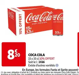 Auchan Supermarché COCA COLA COCA COLA offre