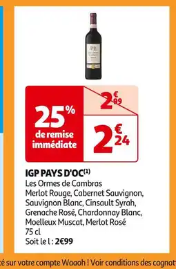 Les Ormes de Cambras IGP PAYS D'OC