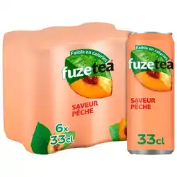 Auchan Fuze Tea Peche offre