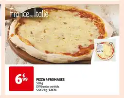 Auchan Supermarché PIZZA 4 FROMAGES offre