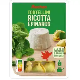 Auchan Tortellini Ricotta Épinards Auchan offre