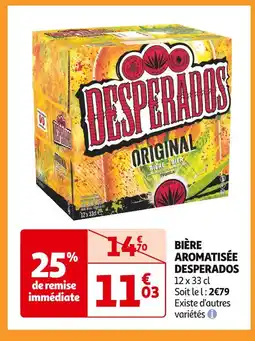Auchan Supermarché DESPERADOS BIÈRE AROMATISÉE offre
