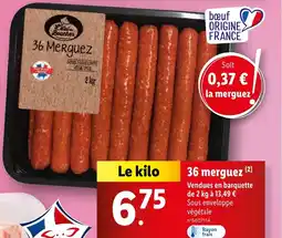 Lidl 36 merguez (2) offre