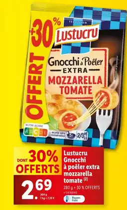 Lidl Lustucru Gnocchi offre