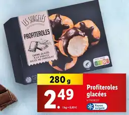 Lidl Profiteroles glacées offre