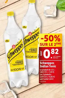 Lidl Schweppes Indian Tonic offre