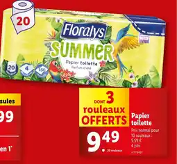 Lidl Papier toilette offre
