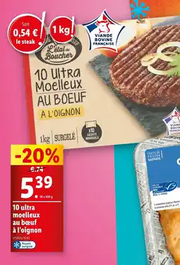 Lidl 10 Ultra Moelleux AU BOEUF À L'OIGNON offre