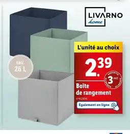 Lidl Boîte de rangement offre