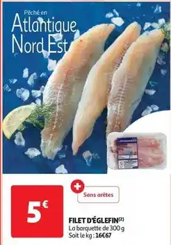 Auchan Supermarché Filet d'églefin offre